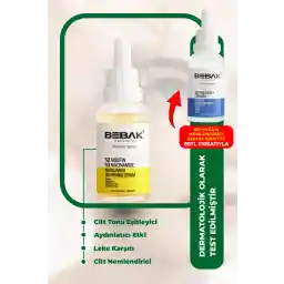 سرم ربوتین بی باک فارما %2 Rebutin + %3 سرم روشن کننده ضد لک نیاسینامید 30ml