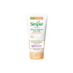 ماسک خاک رس دتاکس تابشی ساده برای پوست های از بین رفته 50 میلی لیتر