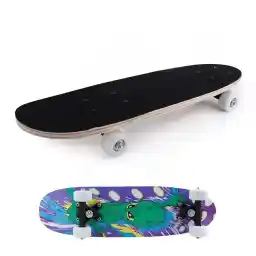 اسکیت برد YX-0202 کوچک HRO | بنفش/سبز