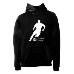 هودی ورزشی فوتبال فشن لاین FTBL 86 | مشکی/سفید