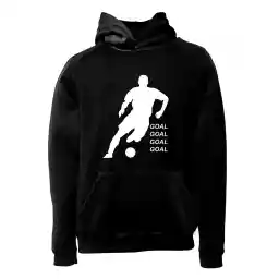 هودی ورزشی فوتبال فشن لاین FTBL 113 | مشکی/سفید