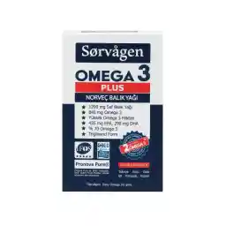 Sorvagen Omega3 Plus 1200mg Balık Yağı, 60 Kapsül