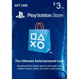 گیفت کارت پلی استیشن 3 دلاری