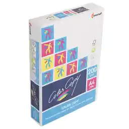 کاغذ 200 گرمی کالر کپی سایز A4 - بسته 250 عددی