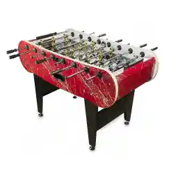 میز فوتبالدستی کف شیشه ای ST21 A FRZ | قرمز