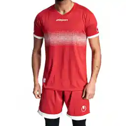 ست پیراهن شورت فوتسال آلشپرت MUH1335-003 | قرمز/سفید