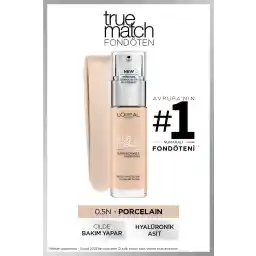 L'Oreal Paris True Match Caring Foundation 0.5n چینی