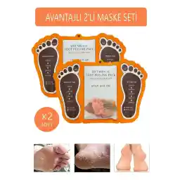 MJKOREAN 2 Pack جوراب لایه بردار پا لایه بردار جوراب پا لایه بردار پوست مرده