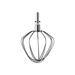 ویسک کنوود ساخته شده از فولاد ضد زنگ KAT51.000SS، لوازم جانبی غذاساز کنوود، بادکنک، مناسب برای تمامی غذاسازهای آشپز، قابل شستشو در ماشین ظرفشویی، استیل ضد زنگ، نقره ای