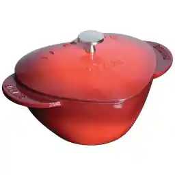 قابلمه سرامیکی استاوب طرح قلب دسته دار