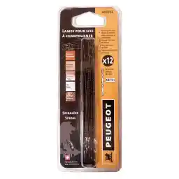 تیغه های اره مویی پژو 803228 اره زنی سریع طول 127 میلی متر قطر 0.88 میلی متر شماره 3 12 عدد