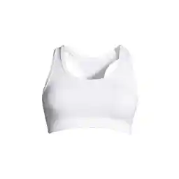 19980-001 Iconic sports bra Kadın Beyaz U Yaka Slim Fit Sporcu Sütyeni
