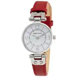 Anne Klein Women's Leather Strap Watch
