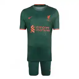 ست پیراهن شورت فوتبال سوم لیورپول نایک | سبز