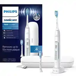 Philips Sonicare ExpertClean 7500 White, Rechargeable Electric Power Toothbrush, HX9690/06