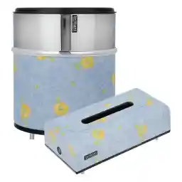 ست سطل و جا دستمال کاغذی برلیانت کد 2-1709