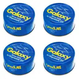 کنسرو ماهی تن در روغن گالکسی - 180 گرم بسته 4 عددی