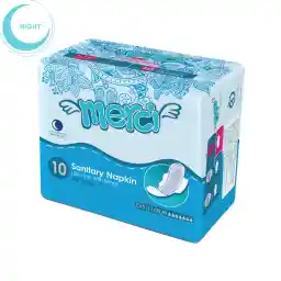 نوار بهداشتی شب مرسی مدل Air Laid Ultra Thin بسته 10 عددی