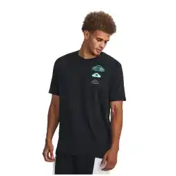 Siyah Erkek T-Shirt 1380362-001 UA CURRY CHAMPIONSHIP S