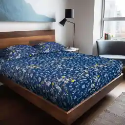 سرویس ملحفه نرم بافت مدل 03 دو نفره 3 تکه