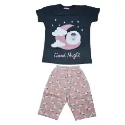 ست تی شرت و شلوارک دخترانه الیتول مدل 1416