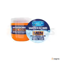 کرم آبرسان مردانه کامان سری واتر بمب مدل Total Care مناسب انواع پوست 200 میل