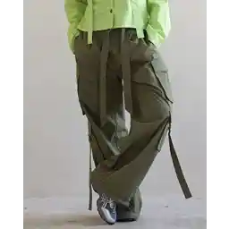 شلوار زیتونی باربری زنانه The Drop توسط @thenotoriouskia