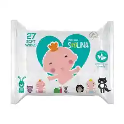 دستمال مرطوب کودک حاوی ویتامین E و B5 بسته 27 عددی سون کوئین