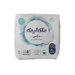 نوار بهداشتی مای لیدی سری Maxi Semi Thick مناسب پوست های حساس سایز خیلی بزرگ بسته 7 عددی