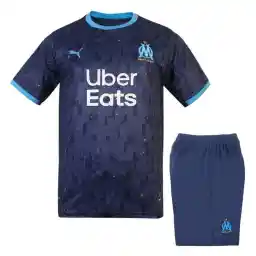 ست پیراهن شورت فوتبال دوم المپیک مارسی پوما کیفیت A+ | سرمه ای