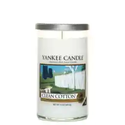 شمع متوسط ینکی کندل مدل پارچه تمیز