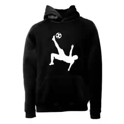 هودی ورزشی فوتبال فشن لاین FTBL 83 | مشکی/سفید