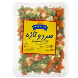 کوکتل سبزیجات منجمد سرد و تازه مقدار 450 گرم