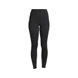 21568-901 Graphic High Waist Kadın Siyah Dar Paça Yüksek Bel Slim Fit Tayt