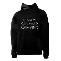 هودی ورزشی شنا فشن لاین SWM 63 | مشکی/سفید