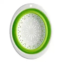 آبکش تاشو پلاستیکی بیضی هنچان سایز متوسط