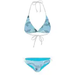 مایو شنا زنانه دوتکه بیکینی فوراف KAS002 MGH | آبی