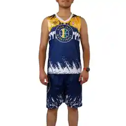 ست رکابی شلوارک بسکتبال UTAH JAZZ NZD | سرمه ای/زرد