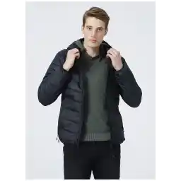 Siyah Erkek Gömlek Yaka Mont HMLPERRINOS JACKET