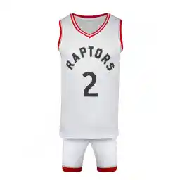 ست رکابی شلوارک بسکتبال رپترز 833-AKS | سفید/قرمز