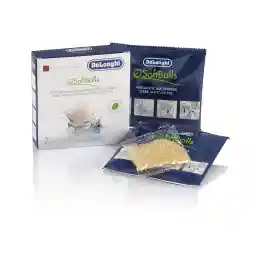 De'Longhi SoftBalls DLSC551 – توپ های ضد رسوب، مناسب برای قهوه ساز با مخزن آب، پاک کننده رسوب آهک و نرم کننده آب، لوازم جانبی De'Longhi، 2 کیسه