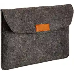 Amazon Basics AmazonBasics 11 Inch Felt Macbook Laptop Sleeve Case - Charcoal