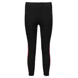 شلوار زنانه لگ لول خط دار قرمز رنگ مشکی کد 215/1