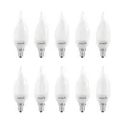 لامپ ال ای دی 7 وات دلتا مدل اشکی پایه E14 بسته 10 عددی