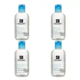 محلول پاک کننده آرایش چلنج مدل میسلار آبرسان حجم 250 میلی لیتر مجموعه 4 عددی