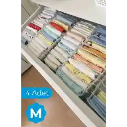 Serstil 4 pcs - سازماندهی کشوی متوسط با 11 محفظه 16 X 40 X 12