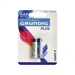 باتری نیم قلمی گروندیگ مدل Plus بسته 2 عددی