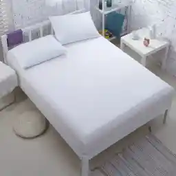 سرویس ملحفه هانی مدل Plain دو نفره سه تکه