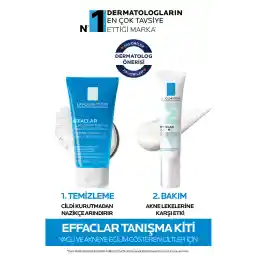 La Roche Posay Travel Size Effaclar Care Set ویژه برای پوست های چرب و مستعد آکنه 8690595814759