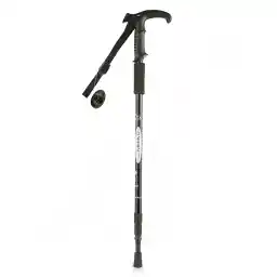 عصا کوهنوردی آل نیکو پیچی تکی BRS | مشکی